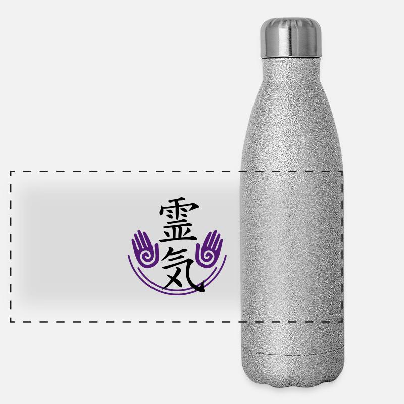 Reiki - Energy Panoramic Glitter Thermal Bottle 500 ml
