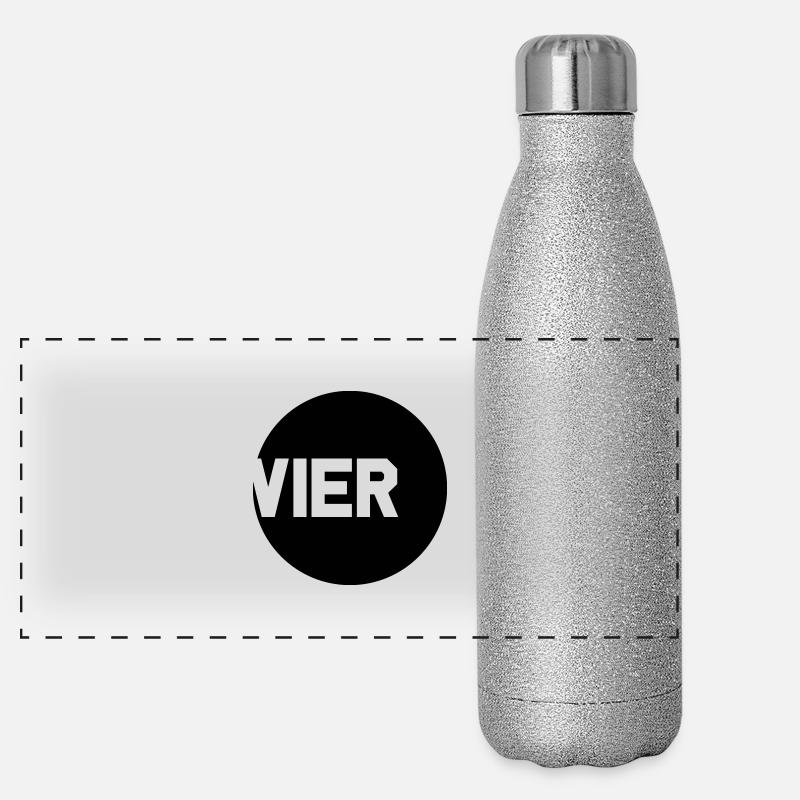 vier___f1 Panorama Glitzer Isolierflasche 500 ml
