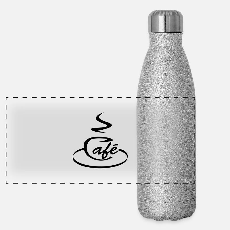 tasse de café Gourde isotherme panoramique pailletée 500 ml