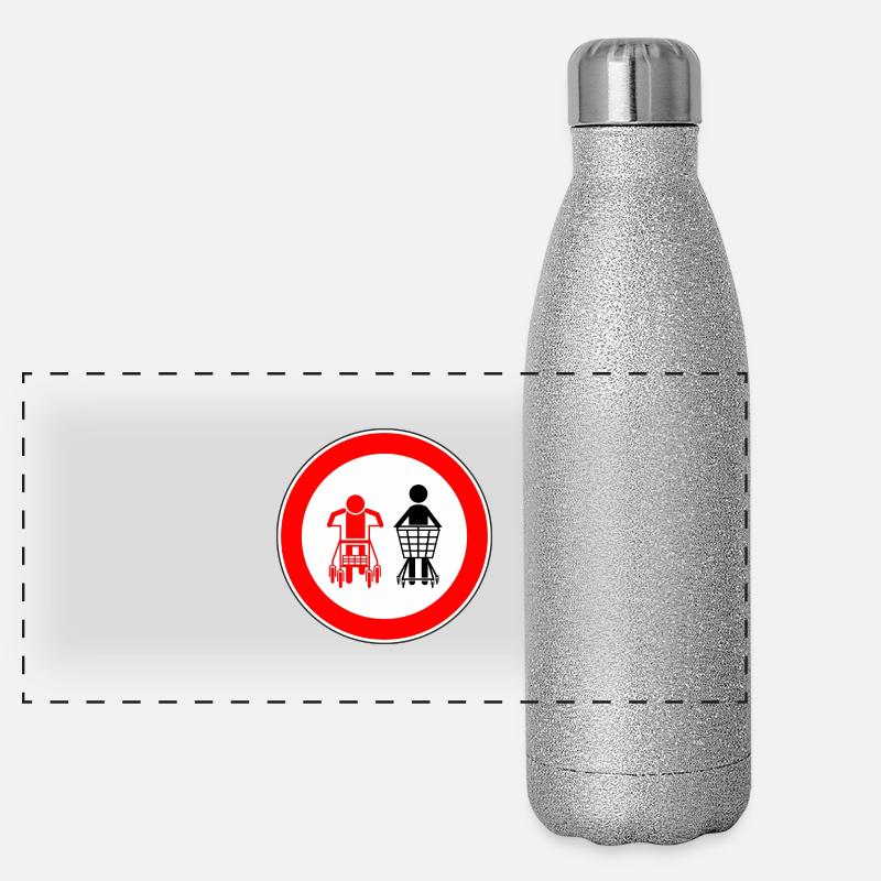 Course Gourde isotherme panoramique pailletée 500 ml