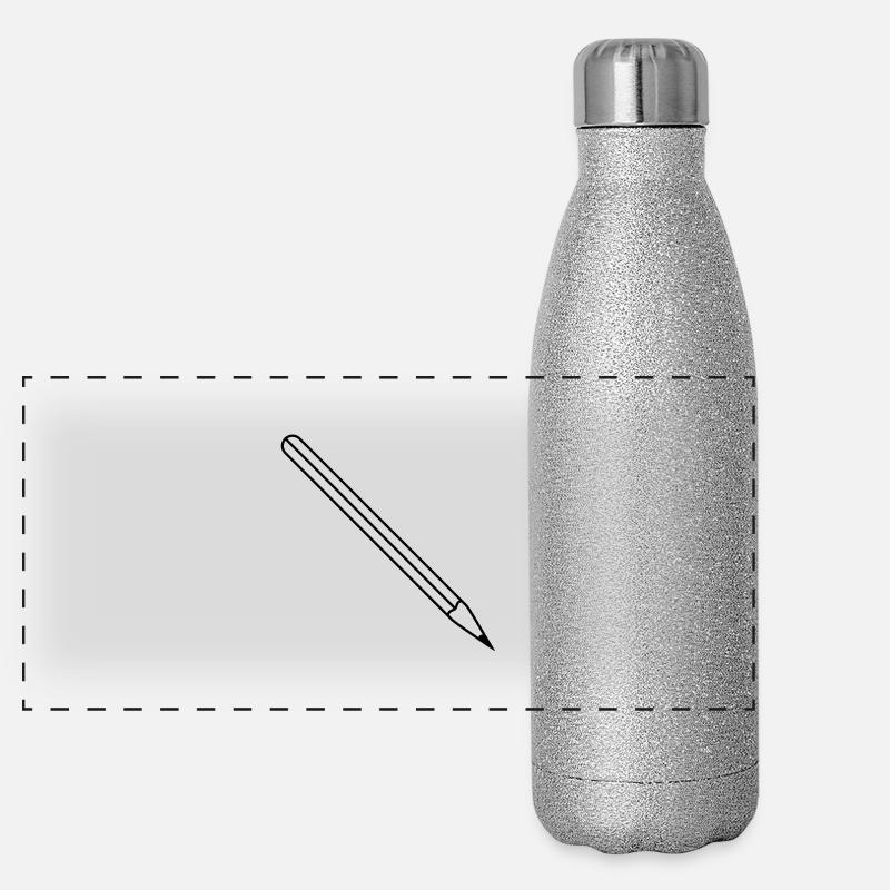 pencil Panorama Glitzer Isolierflasche 500 ml