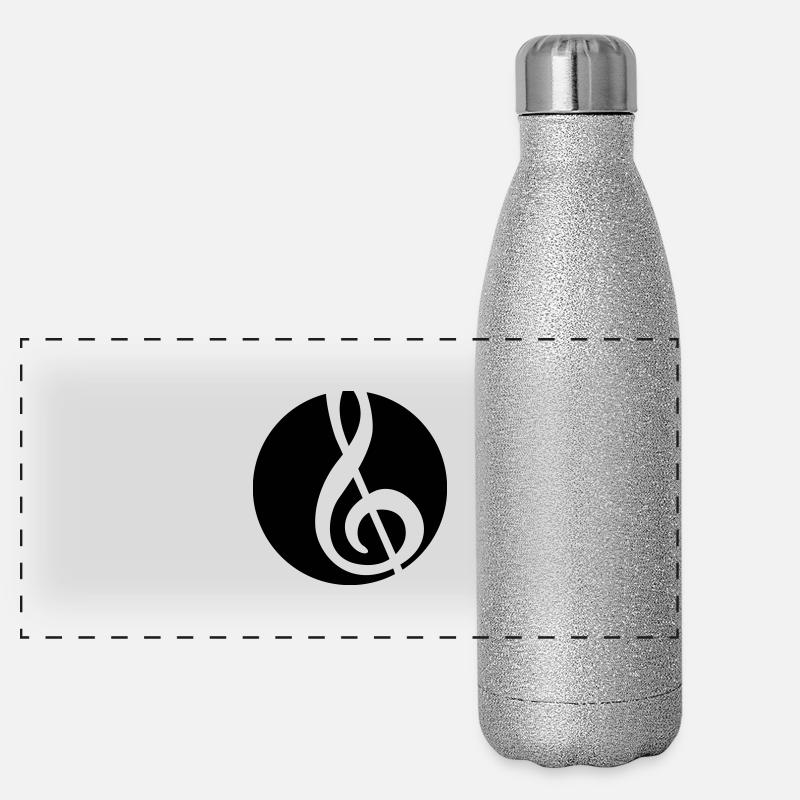 Music Panoramic Glitter Thermal Bottle 500 ml