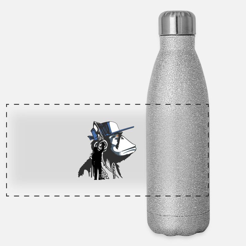 graffiti is art by dk Gourde isotherme panoramique pailletée 500 ml