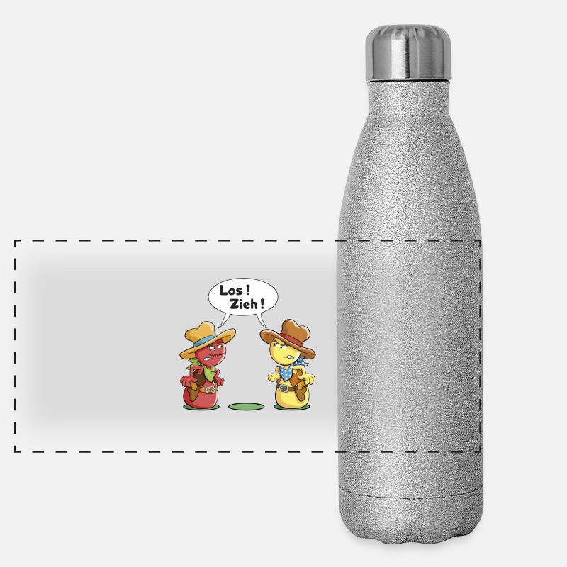 Pöppel Duell Panorama Glitzer Isolierflasche 500 ml