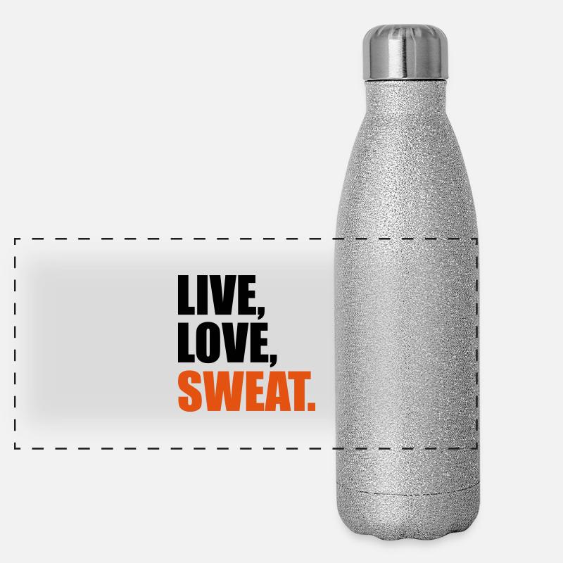Sport Gourde isotherme panoramique pailletée 500 ml