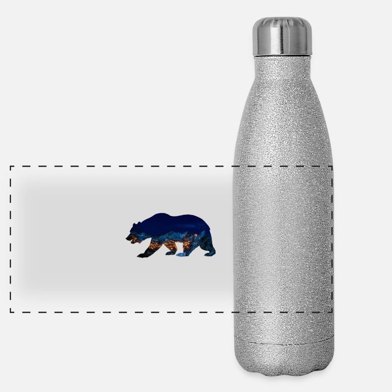 porter Gourde isotherme panoramique pailletée 500 ml