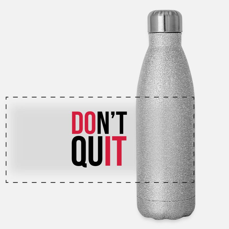 Don't Quit Panoramic Glitter Thermal Bottle 500 ml