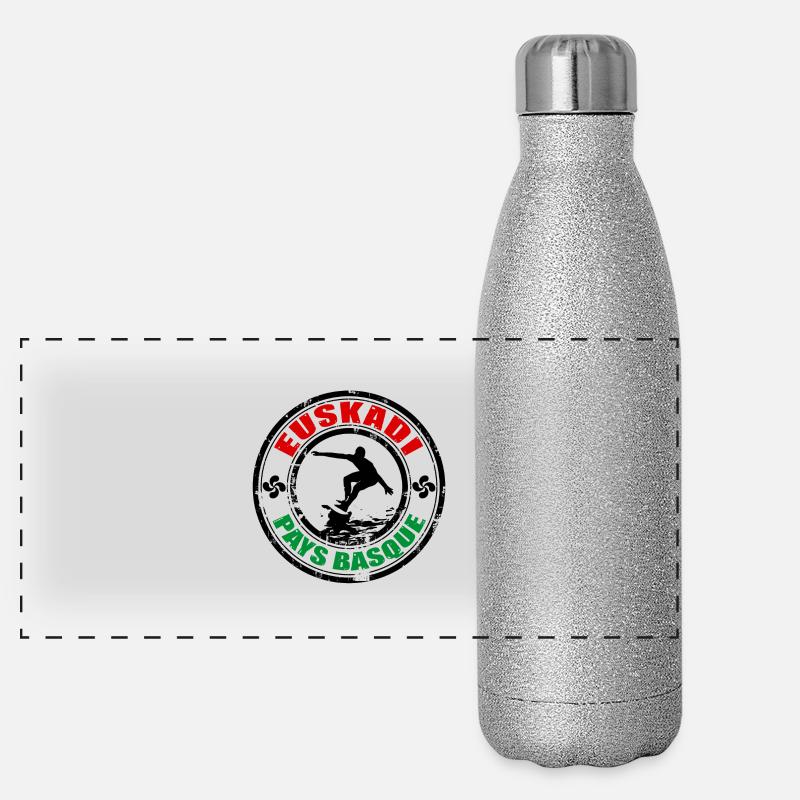 basque surfing Panoramic Glitter Thermal Bottle 500 ml