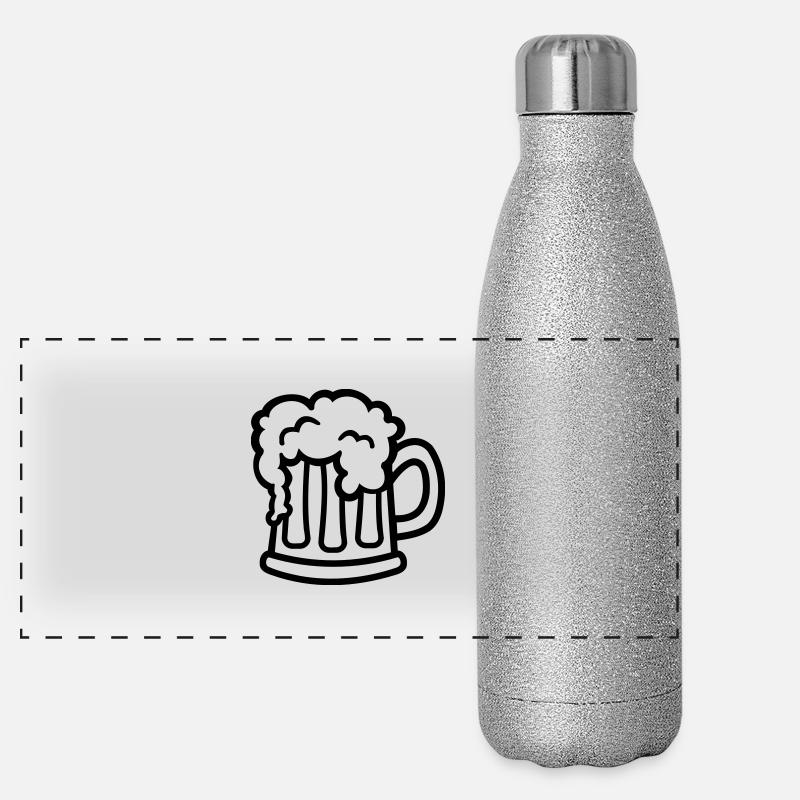 Beer Panoramic Glitter Thermal Bottle 500 ml