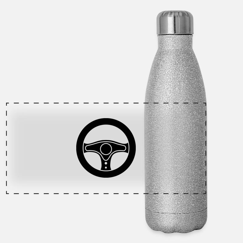 car__f1 Panorama Glitzer Isolierflasche 500 ml