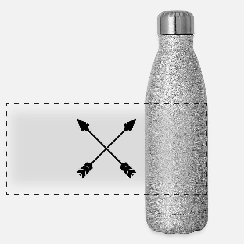 arrows Panoramic Glitter Thermal Bottle 500 ml