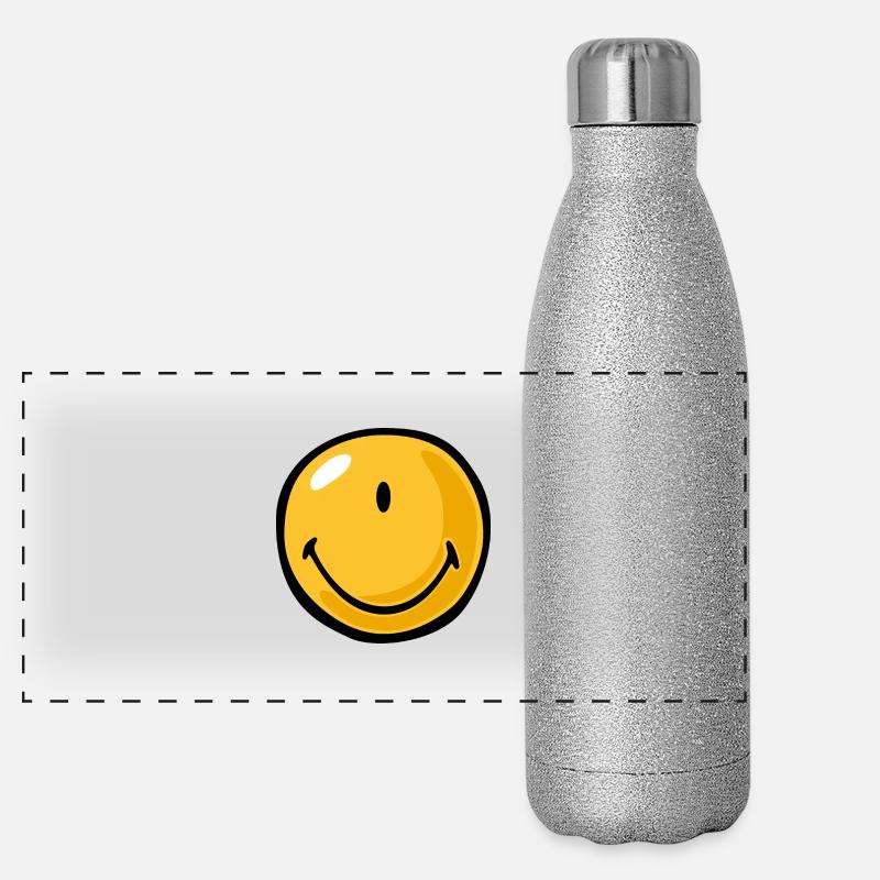 Smiley cyclops Gourde isotherme panoramique pailletée 500 ml