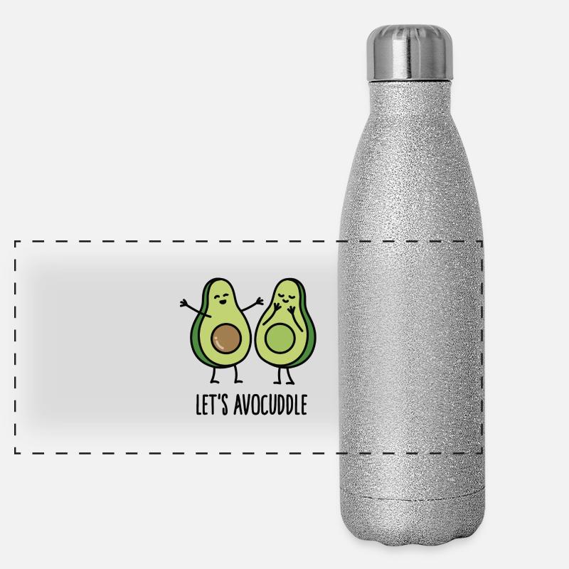 Let's avocuddle Panorama Glitzer Isolierflasche 500 ml