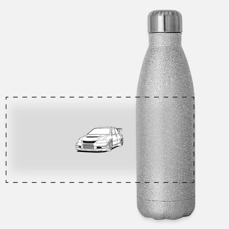 Lancer white Gourde isotherme panoramique pailletée 500 ml