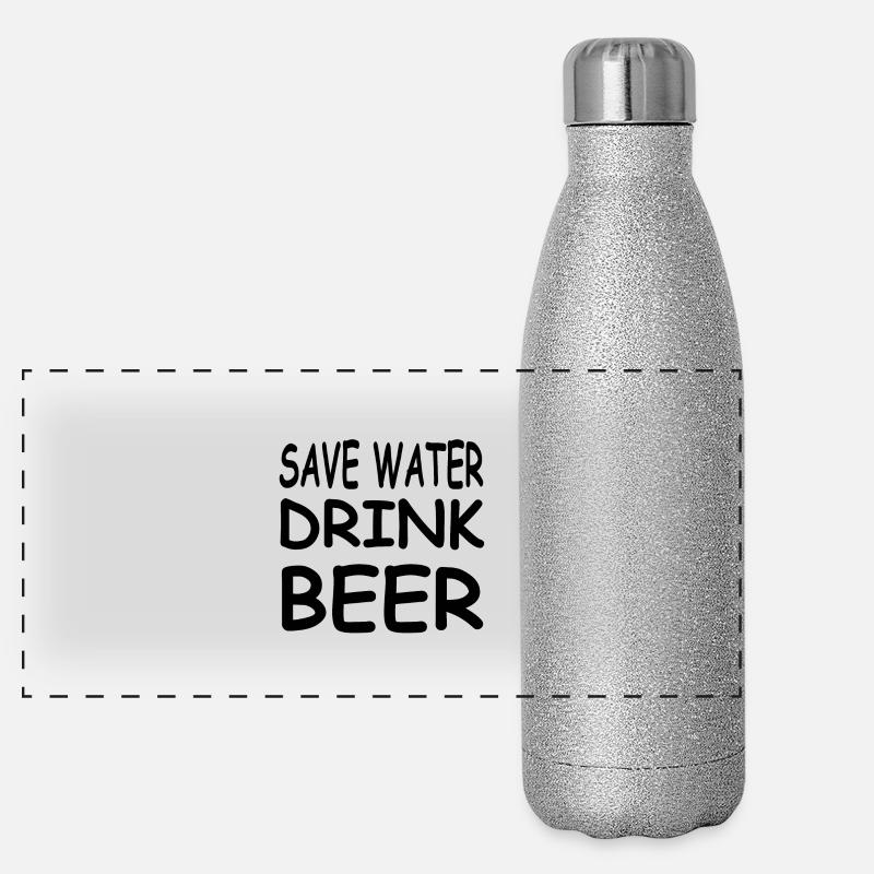 Øl Termoflaske i rustfrit stål med glimmer