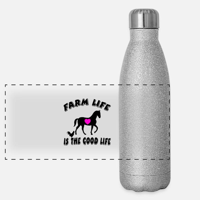 Farm Panoramic Glitter Thermal Bottle 500 ml