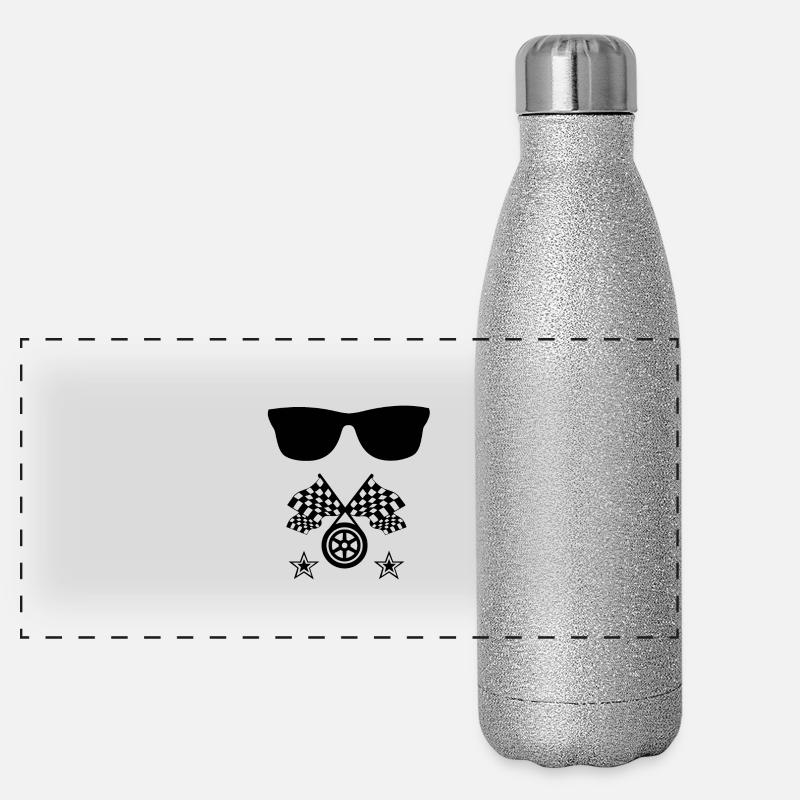Car Panoramic Glitter Thermal Bottle 500 ml