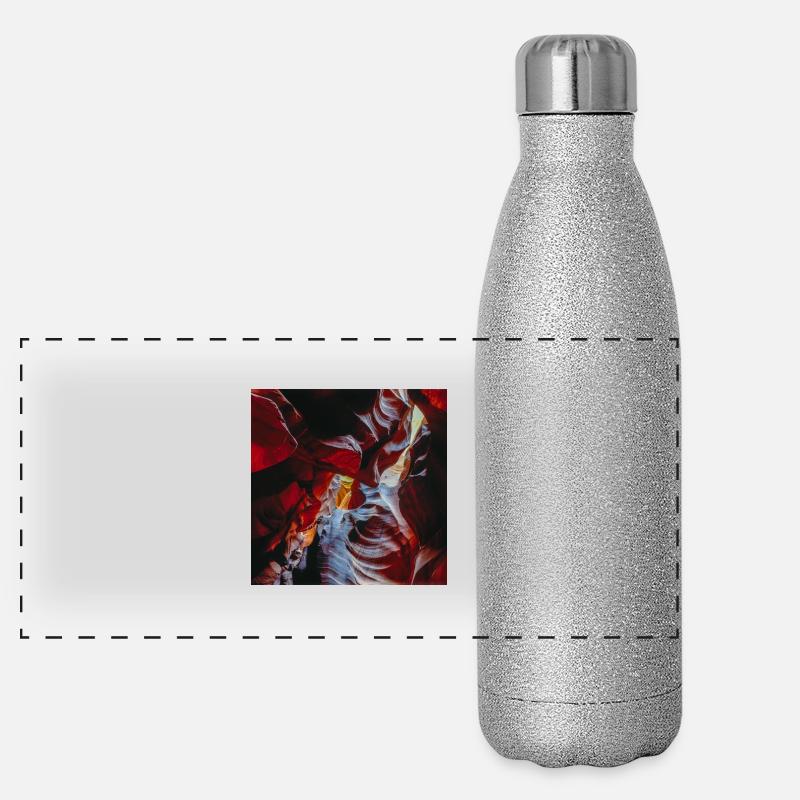 Antelope Canyon Gourde isotherme panoramique pailletée 500 ml