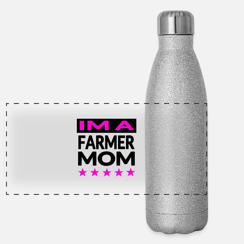 Bäuerin Panorama Glitzer Isolierflasche 500 ml