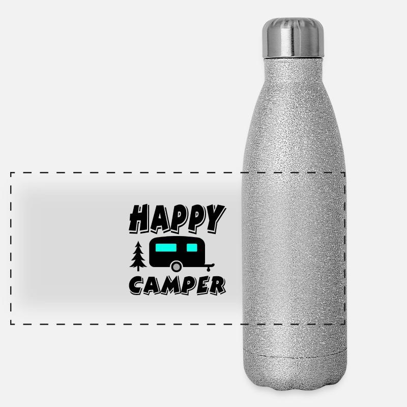Camper Panorama Glitzer Isolierflasche 500 ml