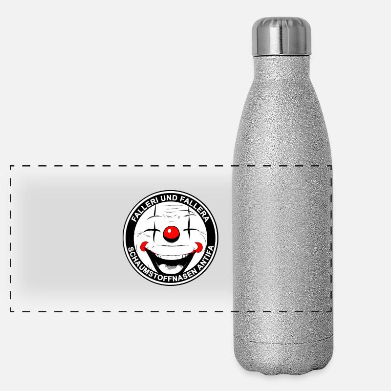 Clown Fun Falleri Gourde isotherme panoramique pailletée 500 ml