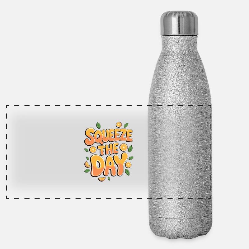 Pressez la journée Gourde isotherme panoramique pailletée 500 ml