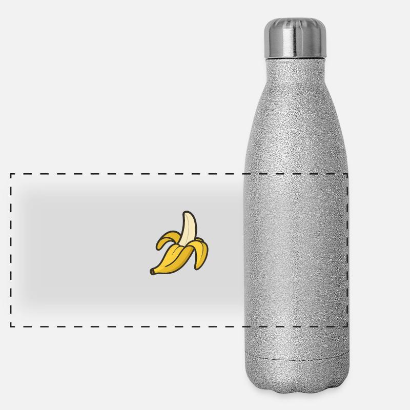 Banane Panorama Glitzer Isolierflasche 500 ml