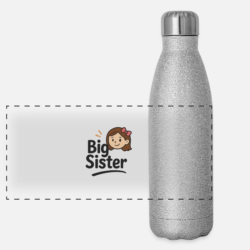 Big Sister Panorama Glitzer Isolierflasche 500 ml