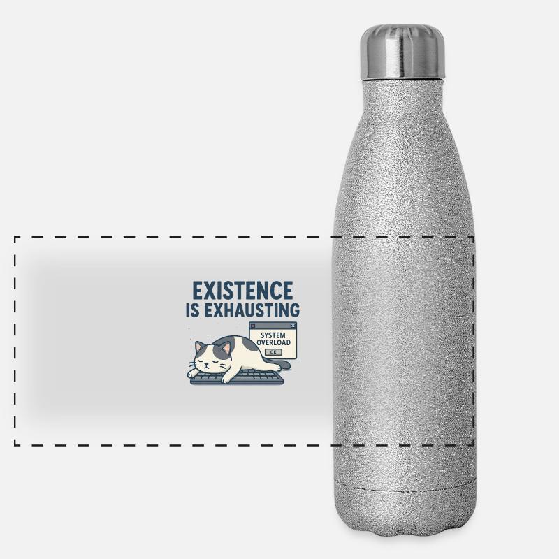 Exhausting existence Panoramic Glitter Thermal Bottle 500 ml