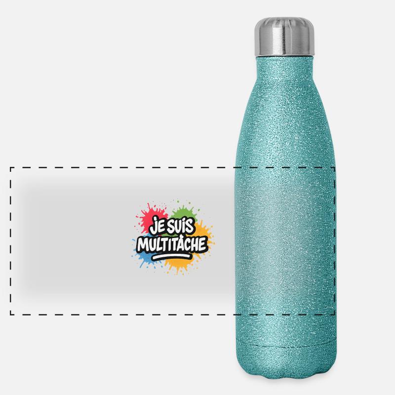 multitâche Gourde isotherme panoramique pailletée 500 ml