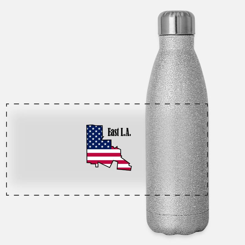 East LA Panoramic Glitter Thermal Bottle 500 ml