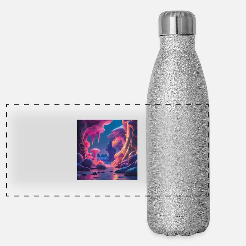 Hypersurrealism Panoramic Glitter Thermal Bottle 500 ml