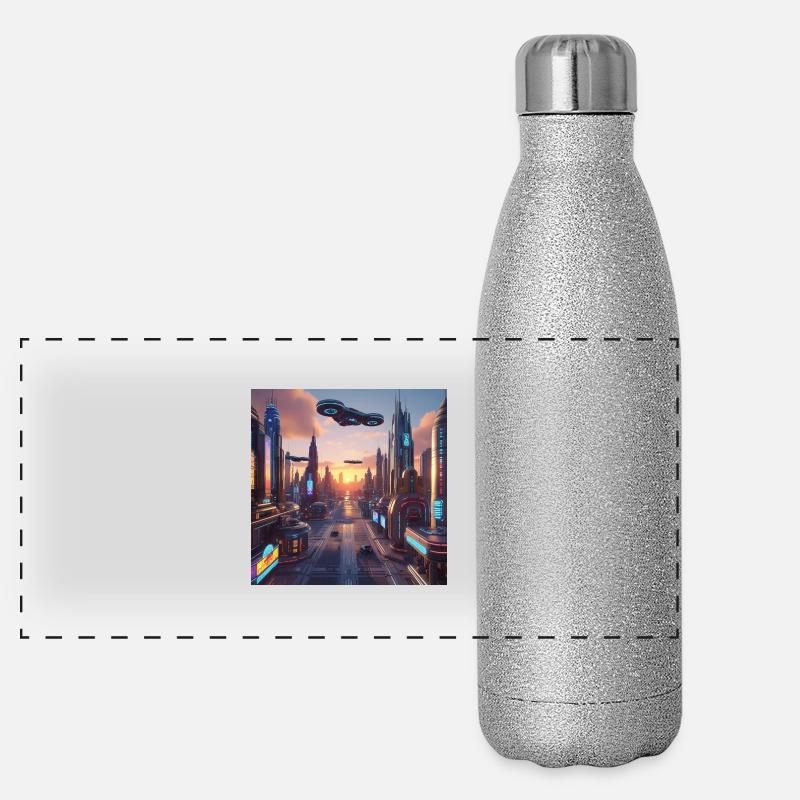 Art Panoramic Glitter Thermal Bottle 500 ml