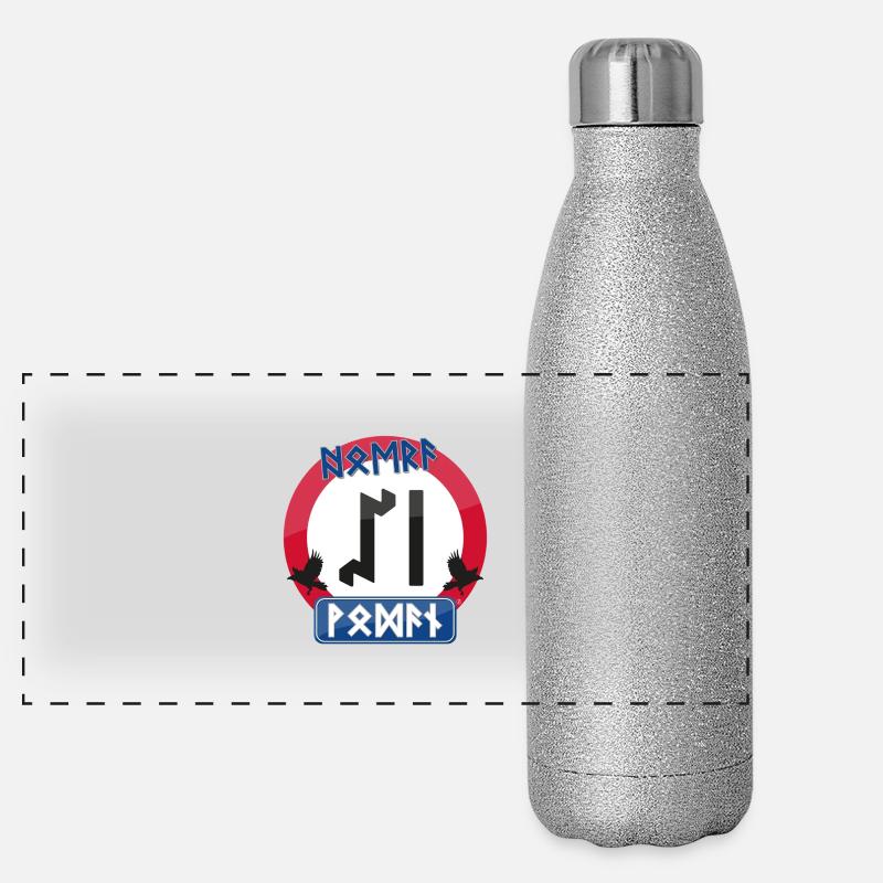 Hourra 50 ans de Wodan Gourde isotherme panoramique pailletée 500 ml