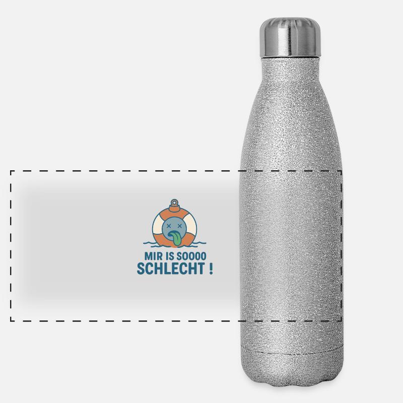 Wave madness Panoramic Glitter Thermal Bottle 500 ml