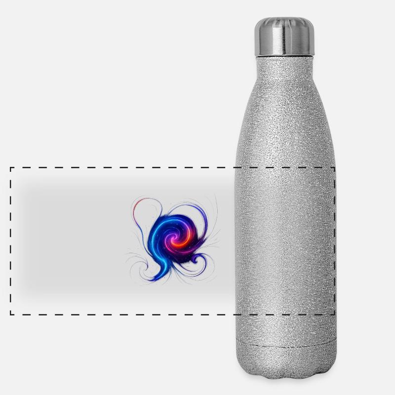 Cosmic Flow – a collection of vibrant, galactic Panoramic Glitter Thermal Bottle 500 ml