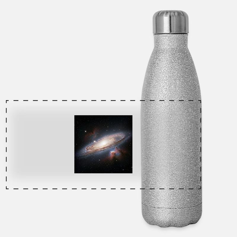 Galaxie Window of Light Panorama Glitzer Isolierflasche 500 ml