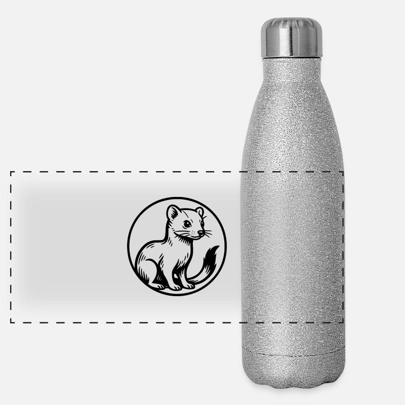 Furet Gourde isotherme panoramique pailletée 500 ml