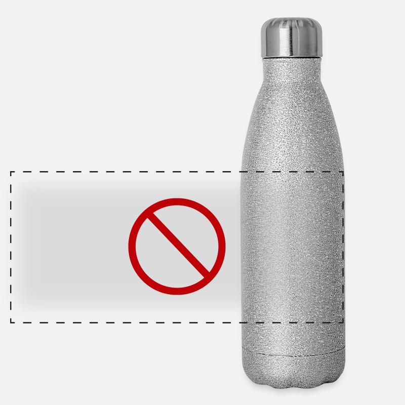 Kein Panorama Glitzer Isolierflasche 500 ml