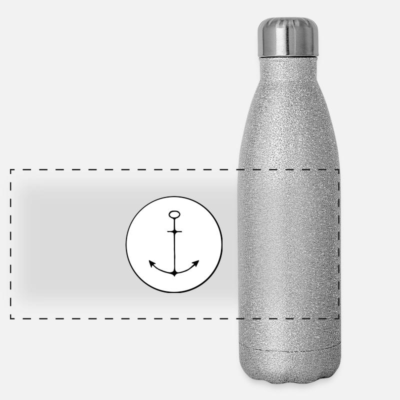 The guys with the anchor Panoramic Glitter Thermal Bottle 500 ml