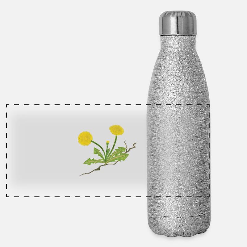Dandelion Feminism Panoramic Glitter Thermal Bottle 500 ml