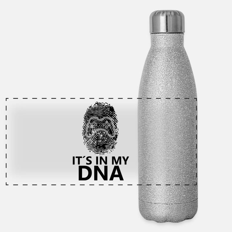 Its in my dna Panorama Glitzer Isolierflasche 500 ml
