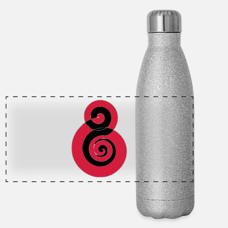 Spiral Black Soulfly Panorama Glitzer Isolierflasche 500 ml