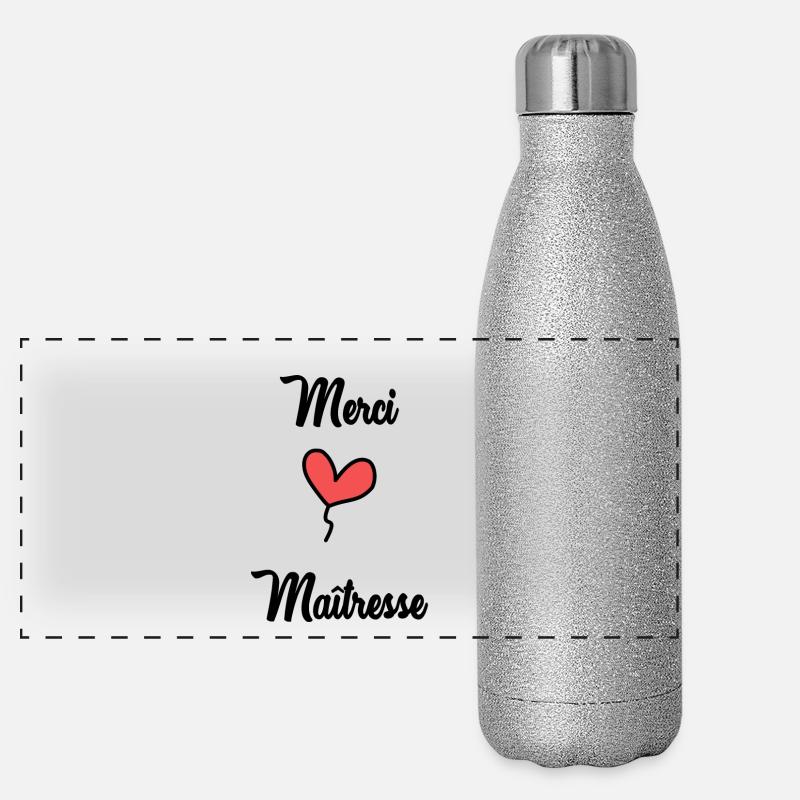 MAÎTRESSE Gourde isotherme panoramique pailletée 500 ml