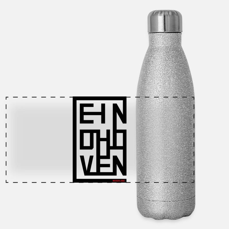 Style d’affiche EINDHOVEN – Urban City Design Gourde isotherme panoramique pailletée 500 ml