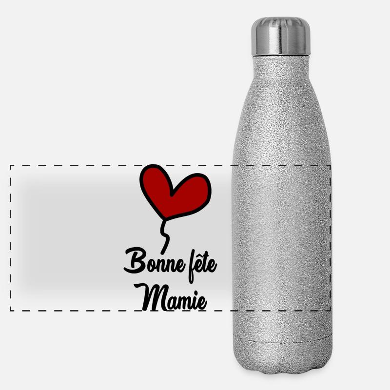 MAMIE Gourde isotherme panoramique pailletée 500 ml