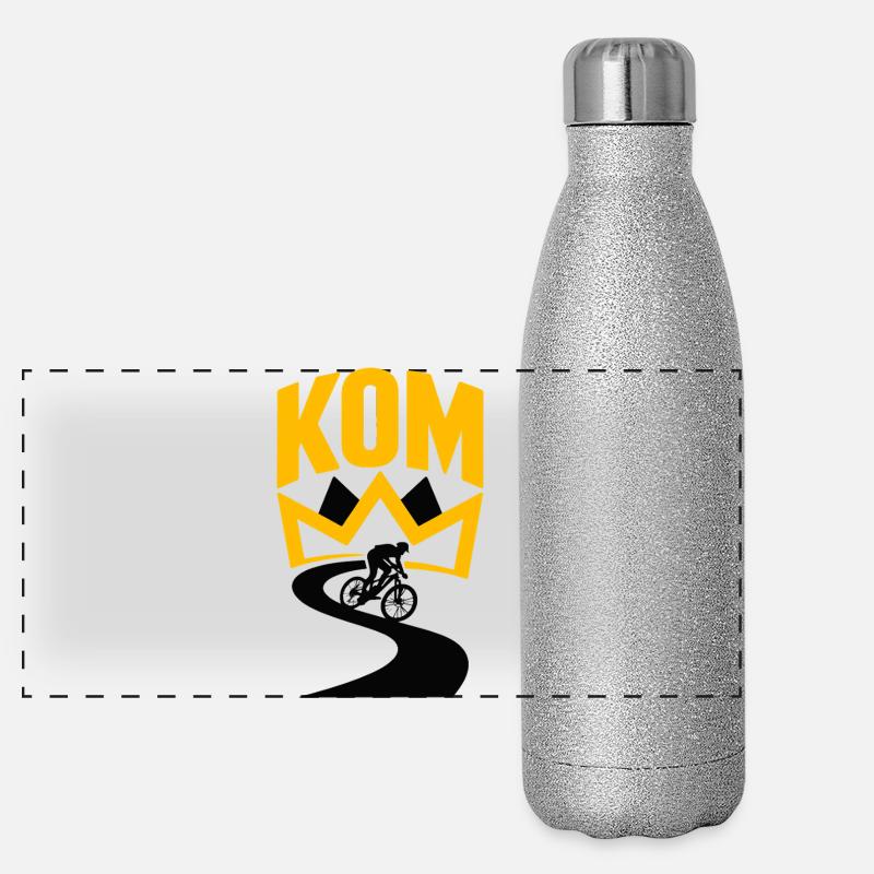 KOM – Segment de sentier de montée de vélo de VTT Korona Gourde isotherme panoramique pailletée 500 ml