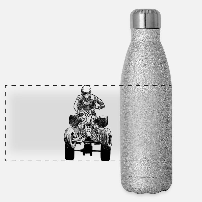 quad Gourde isotherme panoramique pailletée 500 ml