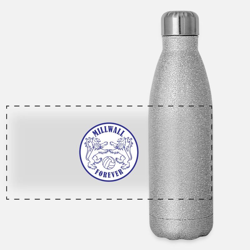 Millwall Forever - Panoramic Glitter Thermal Bottle 500 ml - silver glitter