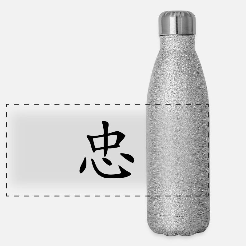 treue Panorama Glitzer Isolierflasche 500 ml